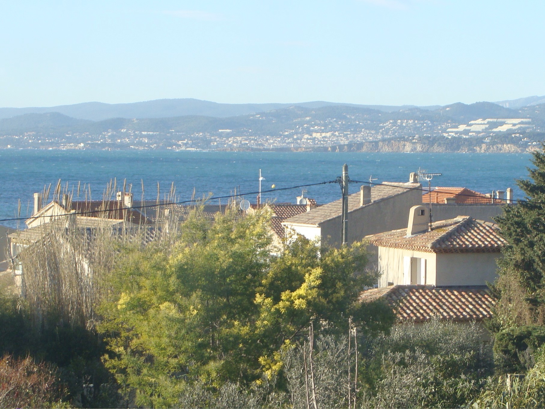 Vue mer depuis la cuisine